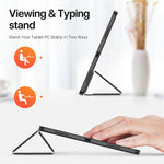 DUX DUCIS Domo Series for iPad Air 13 (2026) / (2025) / (2024) Case Tri-Fold Stand Leather Smart Tablet Cover with Pencil Holder