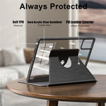 For Lenovo Tab M11 TB330 / Xiaoxin Pad 11 2024 Case Rotate Stand PU Leather+Acrylic+TPU Tablet Cover