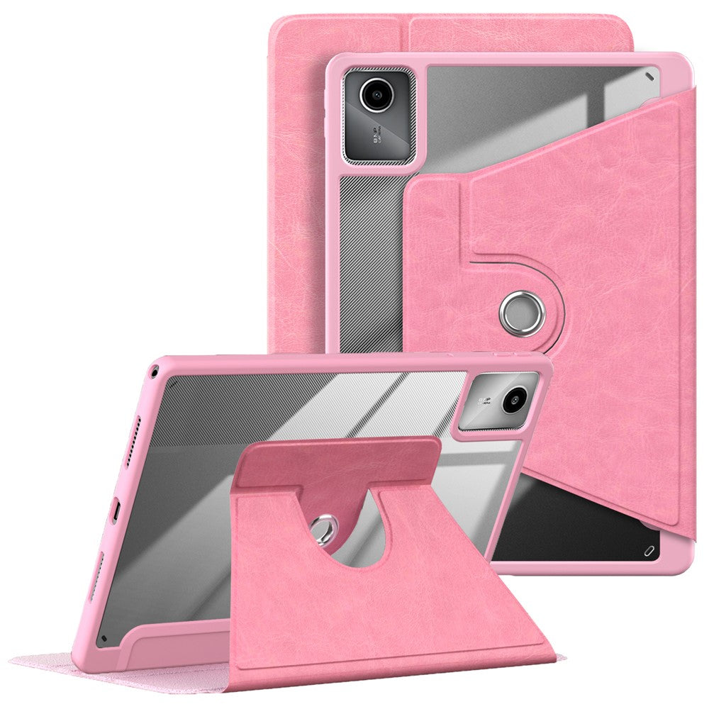 For Lenovo Tab M11 TB330 / Xiaoxin Pad 11 2024 Case Rotate Stand PU Leather+Acrylic+TPU Tablet Cover