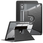 Lenovo Tab P12 TB371FC-skal i läder + akryl + TPU-stativ för surfplatta med automatisk väckning / viloläge
