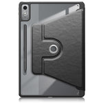 Lenovo Tab P12 TB371FC-skal i läder + akryl + TPU-stativ för surfplatta med automatisk väckning / viloläge