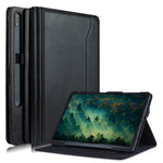 Roterende læderetui med stativ til Samsung Galaxy Tab S10+ Wi-Fi SM-X820 SM-X826B / Tab S7 FE T736 / S7+ / S8+ / S9+ X810 / S9 FE+ X610