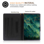 Roterende læderetui med stativ til Samsung Galaxy Tab S10+ Wi-Fi SM-X820 SM-X826B / Tab S7 FE T736 / S7+ / S8+ / S9+ X810 / S9 FE+ X610