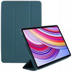 For Xiaomi Redmi Pad Pro / Redmi Pad Pro 5G / Poco Pad Case PU Leather+Silicone Tri-Fold Stand Pro / Poco Padtective Cover