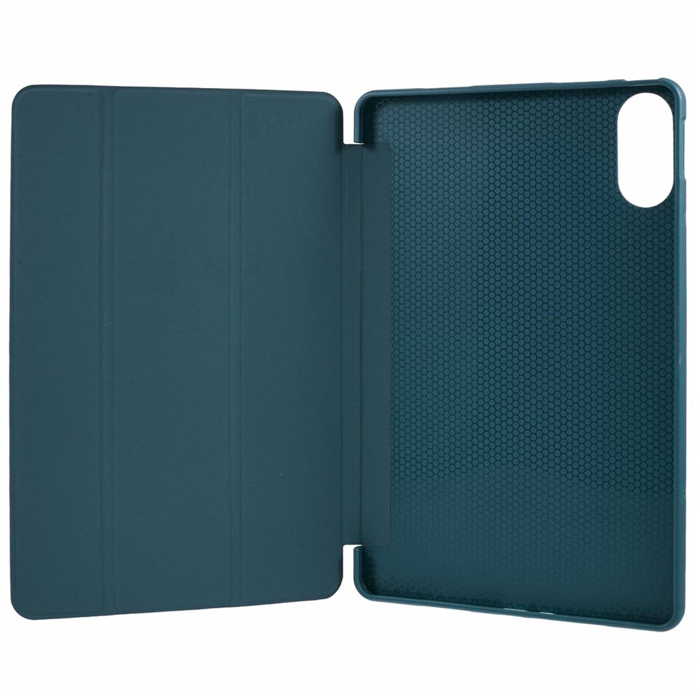 For Xiaomi Redmi Pad Pro / Redmi Pad Pro 5G / Poco Pad Case PU Leather+Silicone Tri-Fold Stand Pro / Poco Padtective Cover