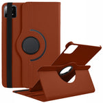For Xiaomi Pad 6S Pro 12.4 Case Rotating Stand PU Leather+PC Tablet Cover with Elastic Band