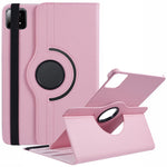 For Xiaomi Pad 6S Pro 12.4 Case Rotating Stand PU Leather+PC Tablet Cover with Elastic Band