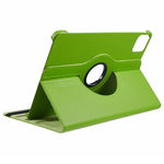 For Xiaomi Pad 6S Pro 12.4 Case Rotating Stand PU Leather+PC Tablet Cover with Elastic Band