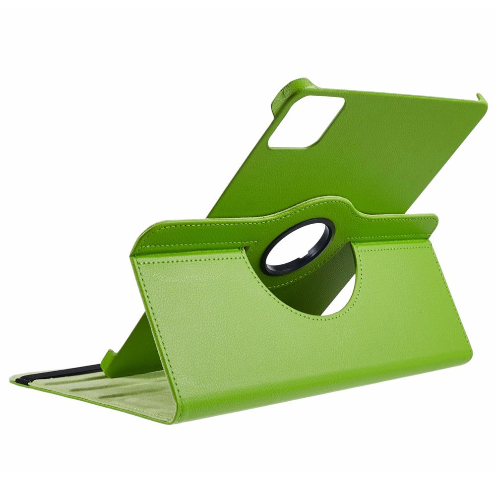 For Xiaomi Pad 6S Pro 12.4 Case Rotating Stand PU Leather+PC Tablet Cover with Elastic Band