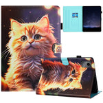 For Lenovo Tab M11 / Xiaoxin Pad 11 2024 PU Leather Case Pattern Tablet Stand Cover with Card Slots