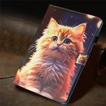 For Lenovo Tab M11 / Xiaoxin Pad 11 2024 PU Leather Case Pattern Tablet Stand Cover with Card Slots