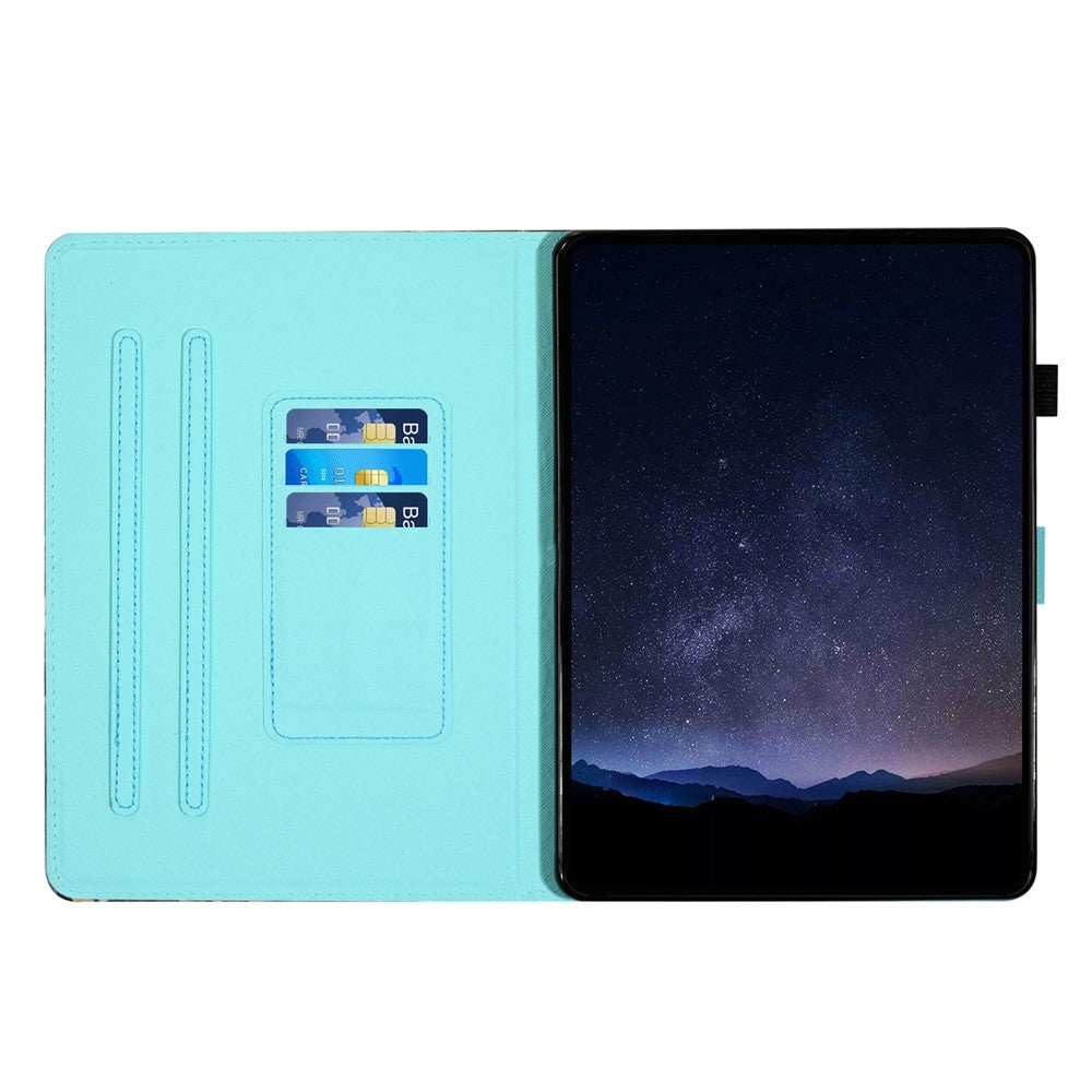 For Lenovo Tab M11 / Xiaoxin Pad 11 2024 PU Leather Case Pattern Tablet Stand Cover with Card Slots