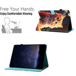 For Lenovo Tab M11 / Xiaoxin Pad 11 2024 PU Leather Case Pattern Tablet Stand Cover with Card Slots