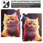 For Lenovo Tab M11 / Xiaoxin Pad 11 2024 PU Leather Case Pattern Tablet Stand Cover with Card Slots