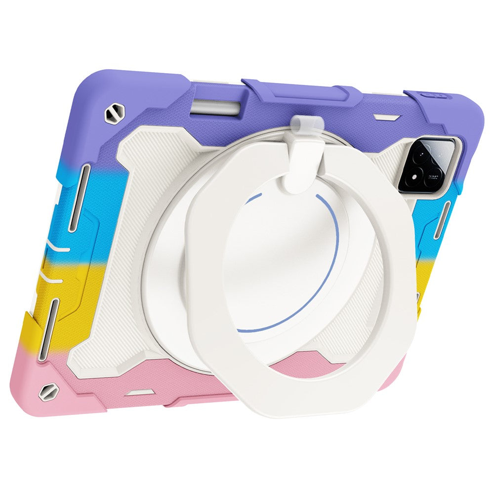For Xiaomi Pad 6S Pro 12.4 Anti-Drop Tablet Case PC+Silicone Cover with Kickstand