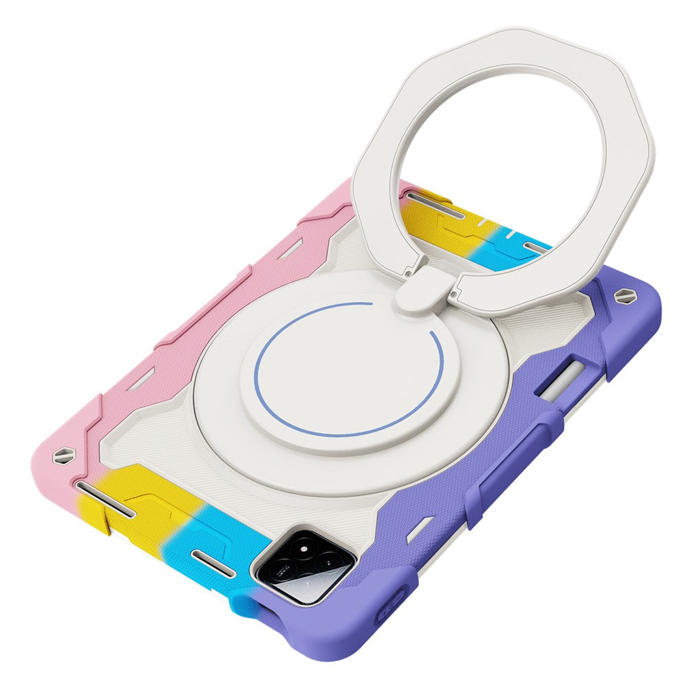 For Xiaomi Pad 6S Pro 12.4 Anti-Drop Tablet Case PC+Silicone Cover with Kickstand