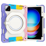 For Xiaomi Pad 6S Pro 12.4 Anti-Drop Tablet Case PC+Silicone Cover with Kickstand