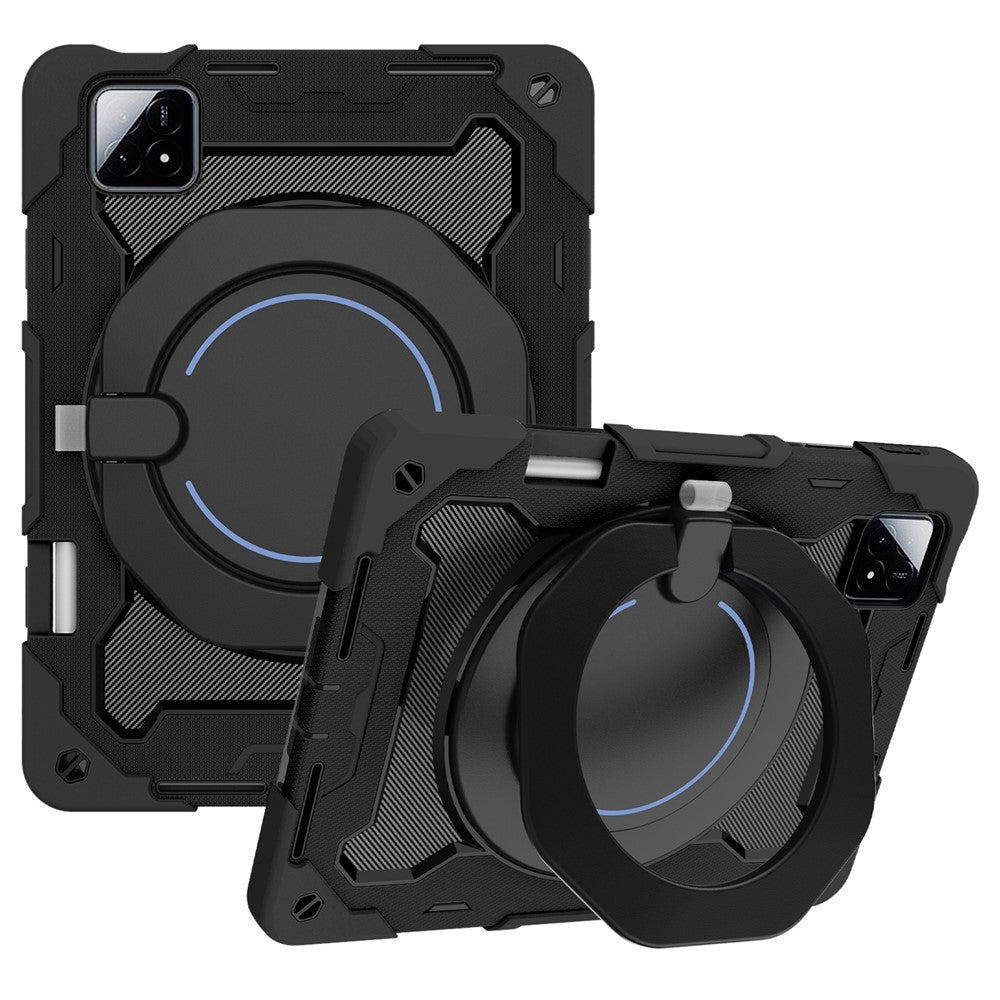 For Xiaomi Pad 6S Pro 12.4 Anti-Drop Tablet Case PC+Silicone Cover with Kickstand