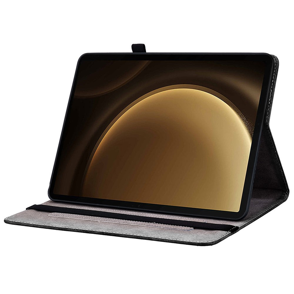 Til Samsung Galaxy Tab S10+ / S9+ / Tab S9 FE+ Cover Flip-mønster Udskrivning Kortfags Tabletcover