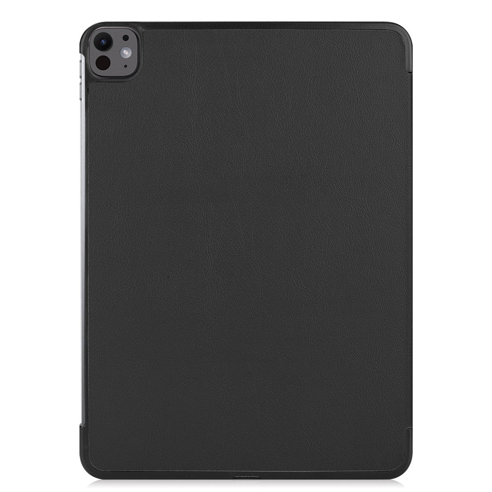 For iPad Pro 13 (2025) / 13 (2024) Case Auto Wake / Sleep Tri-Fold Stand Leather Tablet Cover