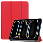For iPad Pro 13 (2025) / 13 (2024) Case Auto Wake / Sleep Tri-Fold Stand Leather Tablet Cover