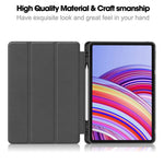 Tablet Case for Xiaomi Redmi Pad Pro / Redmi Pad Pro 5G / Poco Pad 4G Tri-Fold Stand Leather Cover with Pen Slot