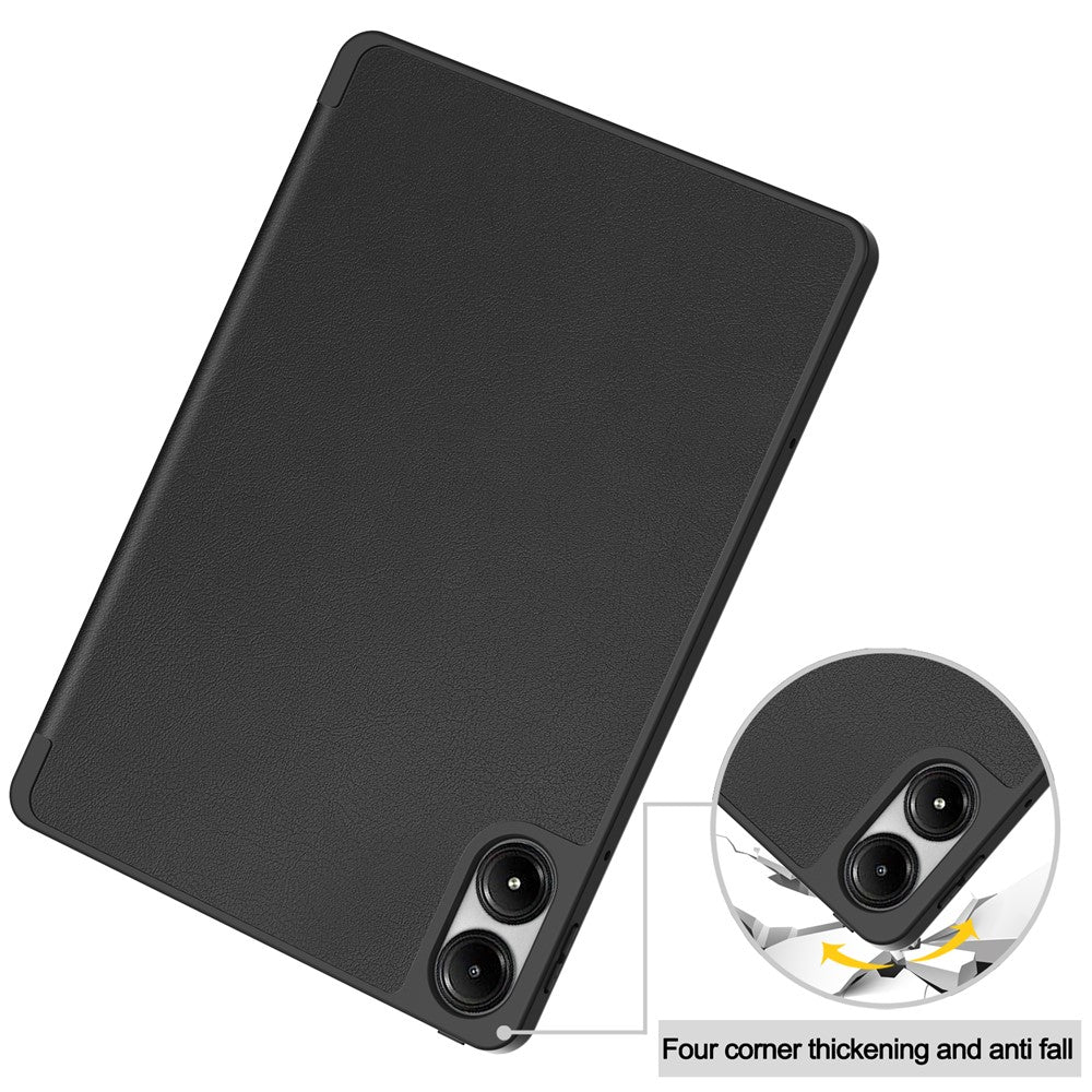 Tablet Case for Xiaomi Redmi Pad Pro / Redmi Pad Pro 5G / Poco Pad 4G Tri-Fold Stand Leather Cover with Pen Slot