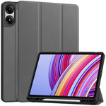 Tablet Case for Xiaomi Redmi Pad Pro / Redmi Pad Pro 5G / Poco Pad 4G Tri-Fold Stand Leather Cover with Pen Slot