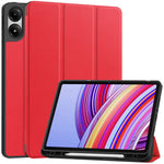 Tablet Case for Xiaomi Redmi Pad Pro / Redmi Pad Pro 5G / Poco Pad 4G Tri-Fold Stand Leather Cover with Pen Slot