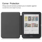 For Kobo Clara Colour / Clara BW PU Leather Sleeve Smart Wake / Sleep Cover E-reader Protective Case