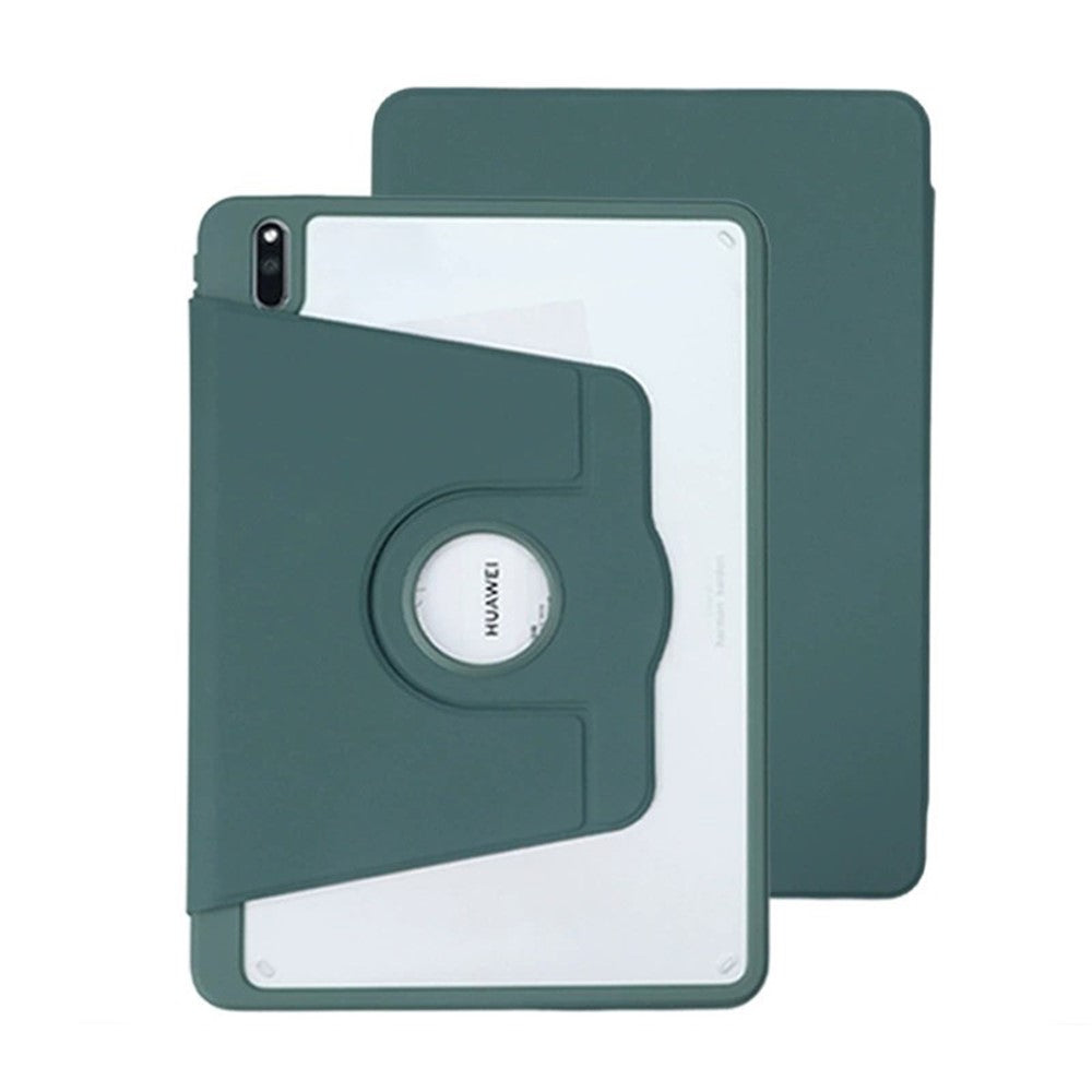 For Huawei MatePad Pro 10.8 (2021) Case Rotating Stand Tablet Leather Cover with Pencil Holder