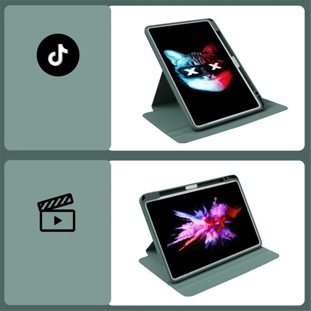 For Huawei MatePad Pro 10.8 (2021) Case Rotating Stand Tablet Leather Cover with Pencil Holder