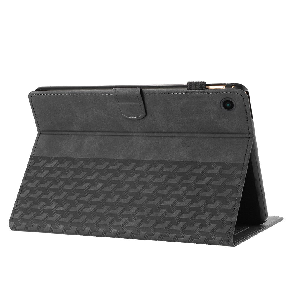 For Lenovo Tab M10 (Gen 3) Case Card Holder Building Blocks Imprinted Tablet Stand Cover