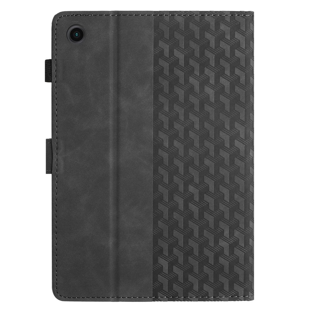 For Lenovo Tab M10 (Gen 3) Case Card Holder Building Blocks Imprinted Tablet Stand Cover