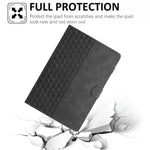 For iPad (2025) / 10.9 (2022) Cover Imprinted Shockproof PU Leather Tablet Case with Card Slots