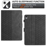 For iPad (2025) / 10.9 (2022) Cover Imprinted Shockproof PU Leather Tablet Case with Card Slots
