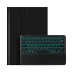 For Samsung Galaxy Tab S10 Ultra / S9 Ultra / S8 Ultra Backlight Touchpad Bluetooth-Compatible Keyboard with Pen Slot Leather Tablet Case