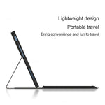 For Samsung Galaxy Tab S10 Ultra / S9 Ultra / S8 Ultra Backlight Touchpad Bluetooth-Compatible Keyboard with Pen Slot Leather Tablet Case