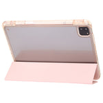 For iPad Pro 13 (2025) / 13 (2024) Tablet Case TPU+Acrylic+PU Drop Protection Cover with Tri-fold Stand