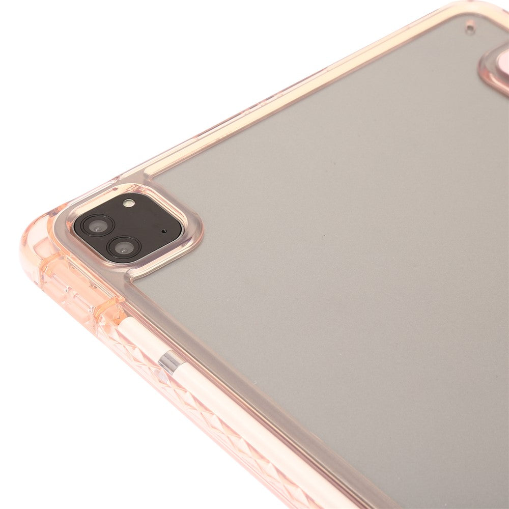 For iPad Pro 13 (2025) / 13 (2024) Tablet Case TPU+Acrylic+PU Drop Protection Cover with Tri-fold Stand