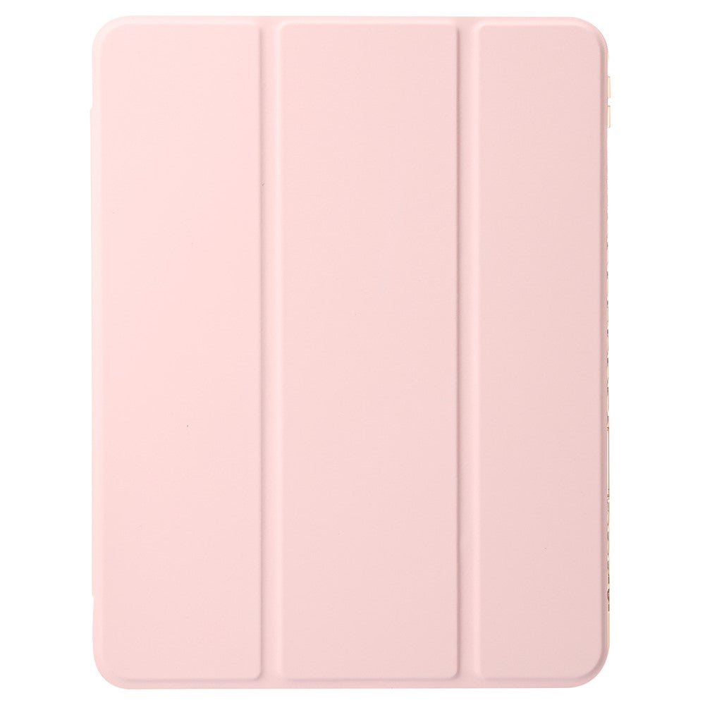 For iPad Pro 13 (2025) / 13 (2024) Tablet Case TPU+Acrylic+PU Drop Protection Cover with Tri-fold Stand