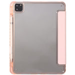 For iPad Pro 13 (2025) / 13 (2024) Tablet Case TPU+Acrylic+PU Drop Protection Cover with Tri-fold Stand