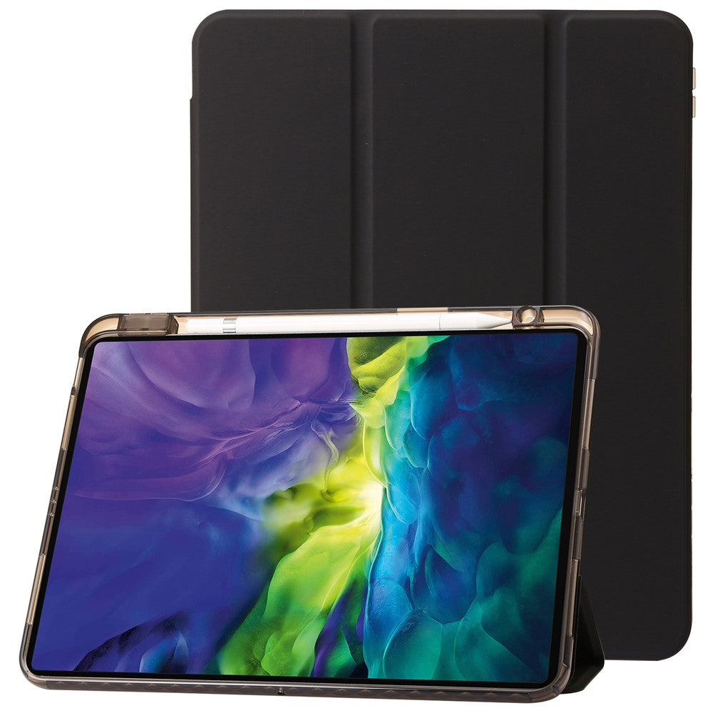 For iPad Pro 13 (2025) / 13 (2024) Tablet Case TPU+Acrylic+PU Drop Protection Cover with Tri-fold Stand