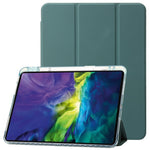For iPad Pro 13 (2025) / 13 (2024) Tablet Case TPU+Acrylic+PU Drop Protection Cover with Tri-fold Stand