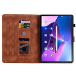 For Lenovo Tab M10 Plus (3rd Gen) Case Lily Flower Design PU Leather Folio Stand Cover