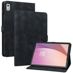 Lenovo Tab M9 TB-310FU Fodral Präglat Lilja Blomma PU Läder Kortplatser Surfplatta Fodral