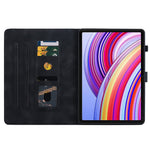 For Xiaomi Redmi Pad Pro / Redmi Pad Pro 5G / Poco Pad Shockproof Case Lily Flower Imprint Leather Tablet Cover
