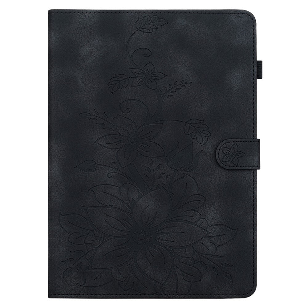 For Xiaomi Redmi Pad Pro / Redmi Pad Pro 5G / Poco Pad Shockproof Case Lily Flower Imprint Leather Tablet Cover