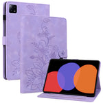 For Xiaomi Pad 6 / Pad 6 Pro Case Stand PU Leather Card Holder Tablet Cover Lily Flower Design