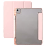 For iPad Air 11 (2026) / (2025) / (2024) Case TPU+PU Leather+Arcylic Tablet Cover Tri-Fold Stand Tablet Protector
